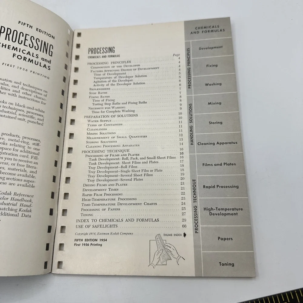 Kodak Photography Data Books. Lot Of 3‎ Paperback Books.  1956-1957